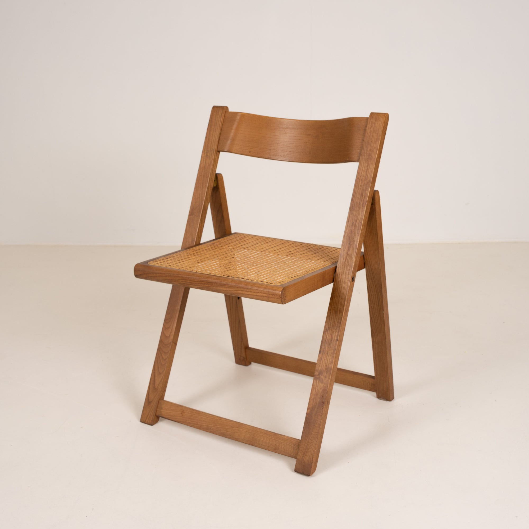 Set of Four Folding Dining Chairs,