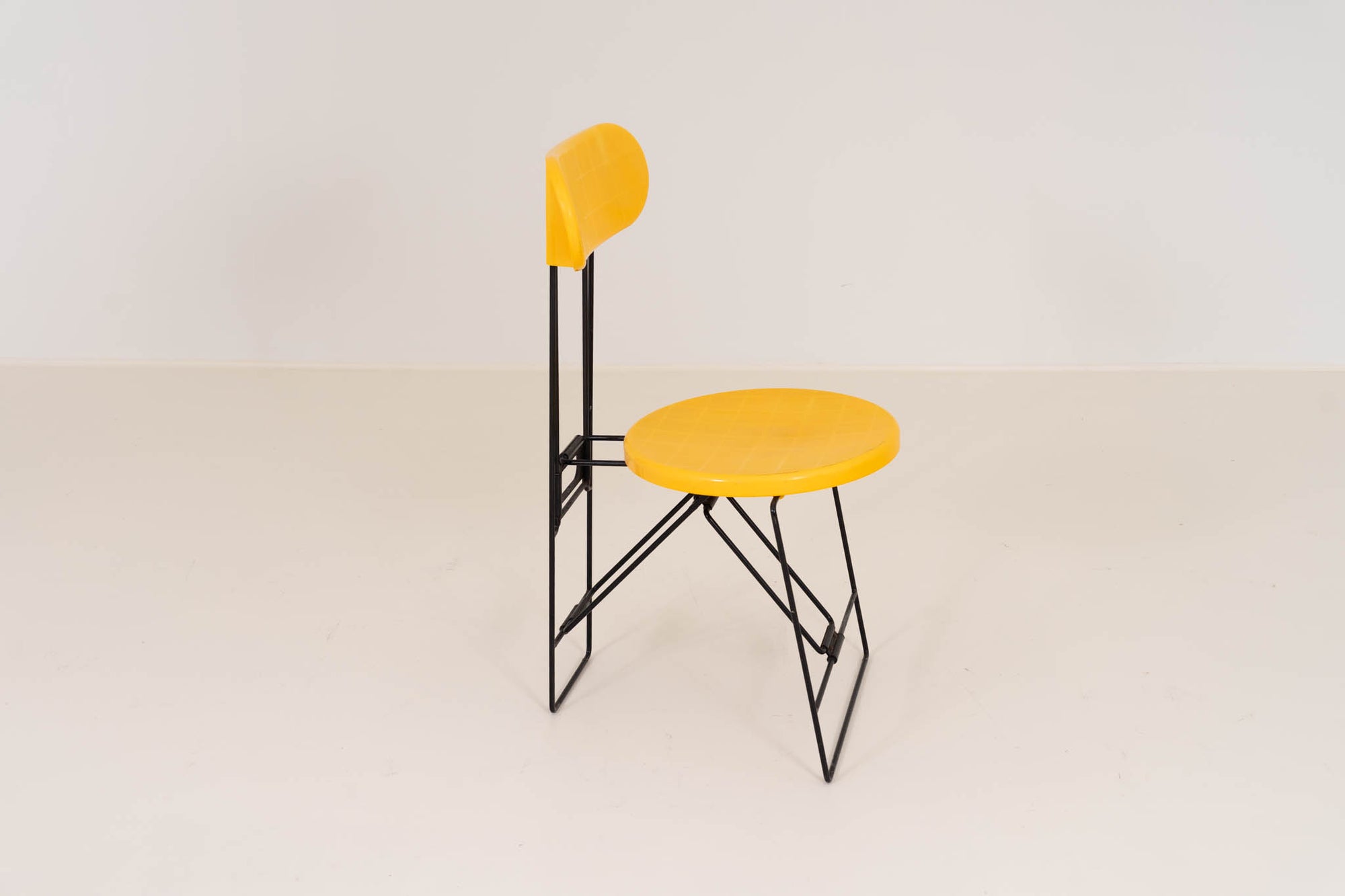 Cricket Chair by Andries Van Onck – Dark Yellow (small crack in the seat )