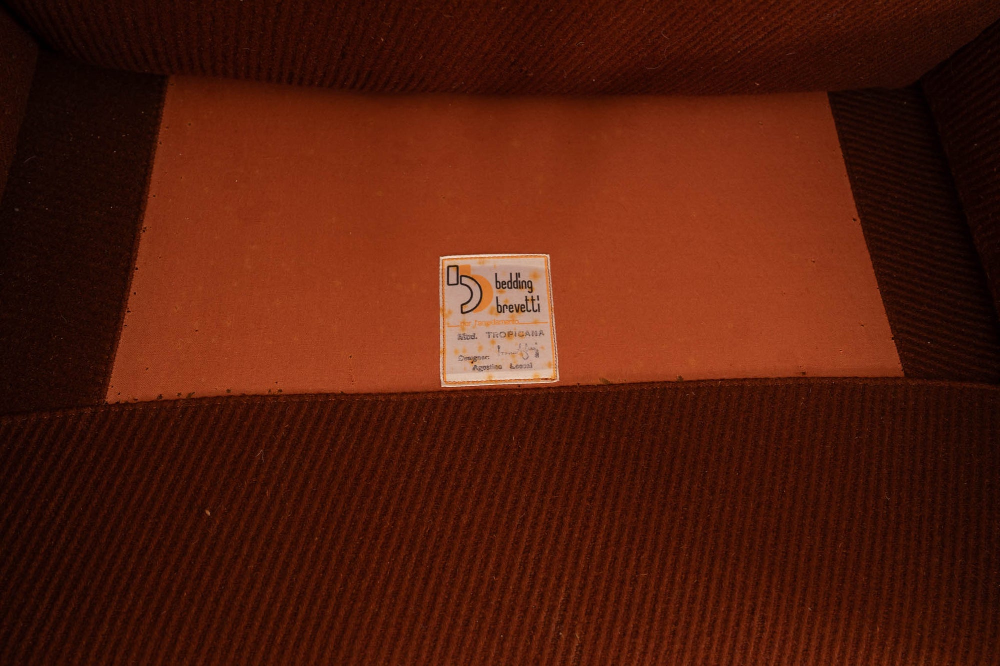 Tropicana Seating Set by Agostino Lescai for Bedding Brevetti