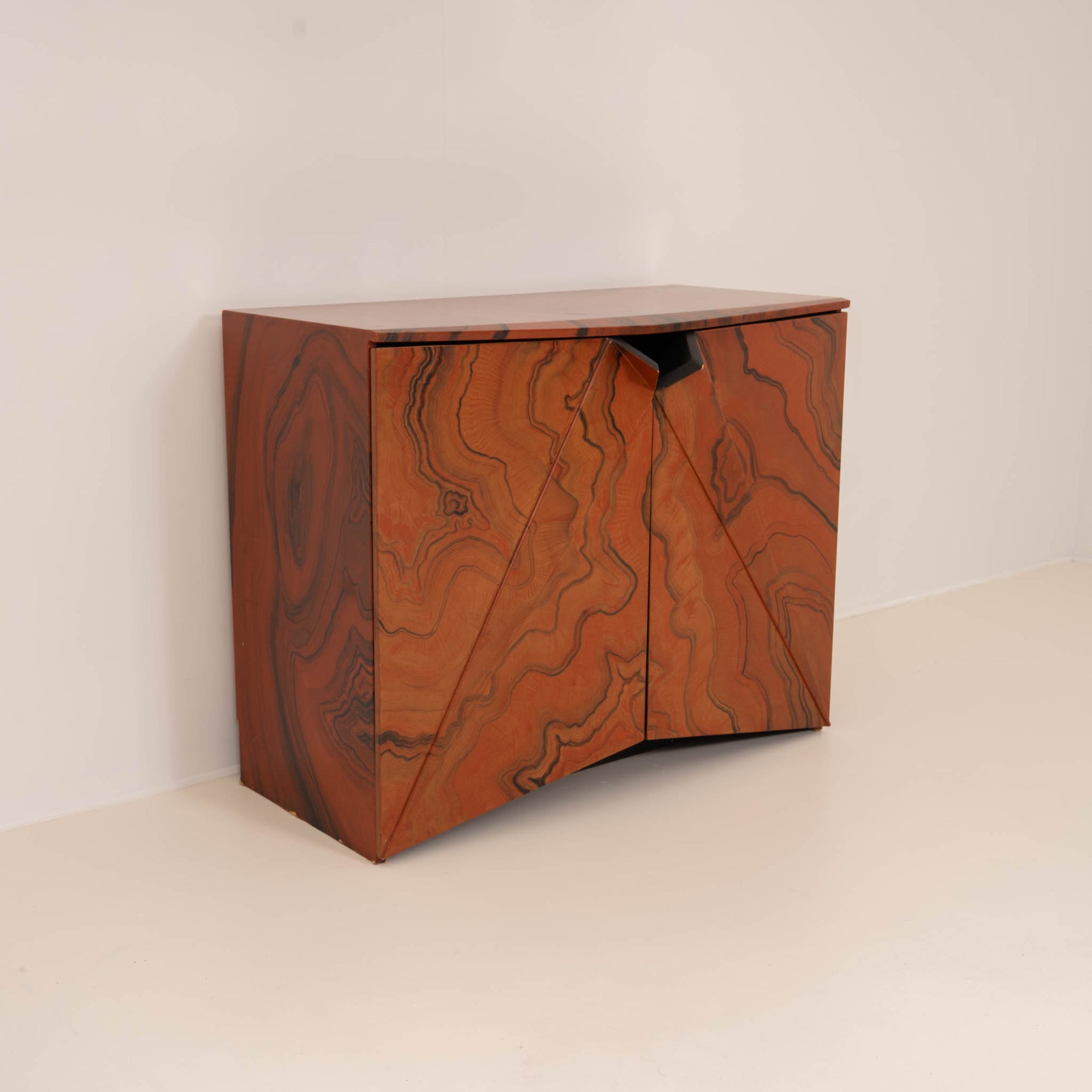 Beautiful Hand-Painted Asian Cabinet