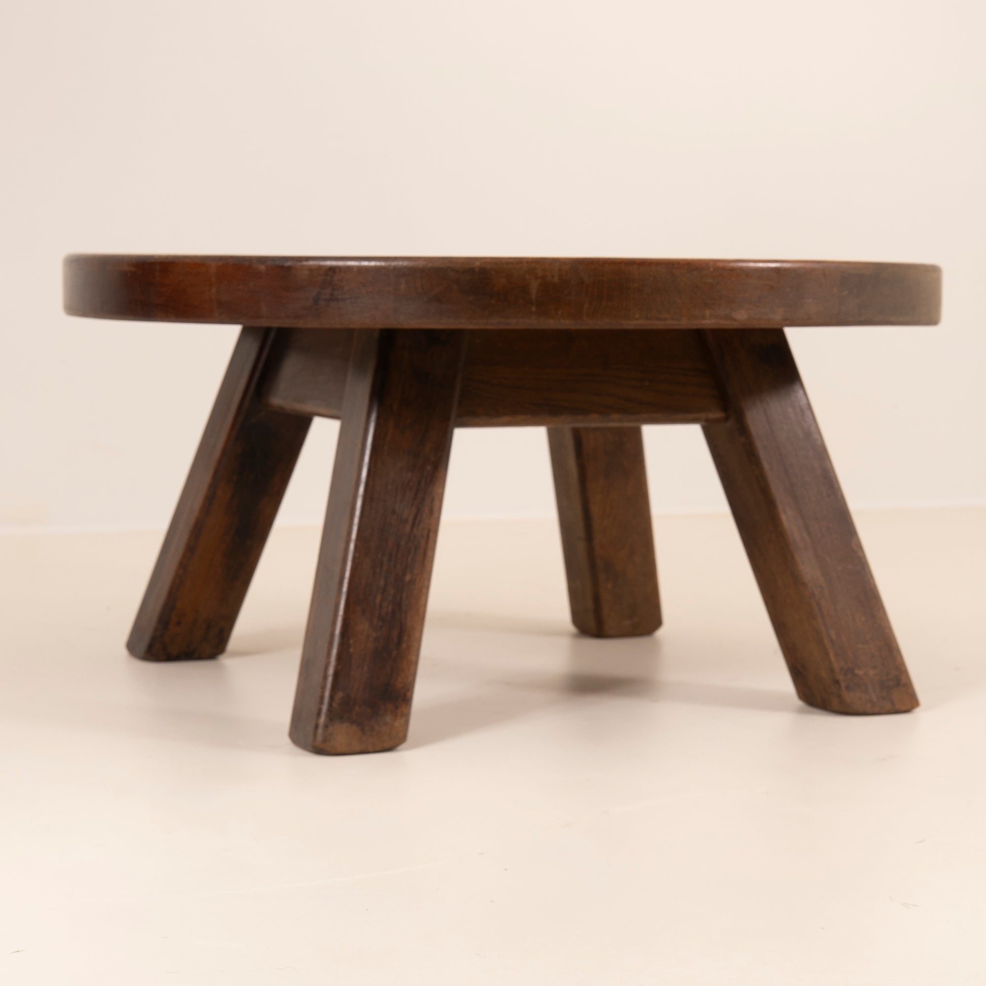 Brutalist Coffee Table – Solid Wood