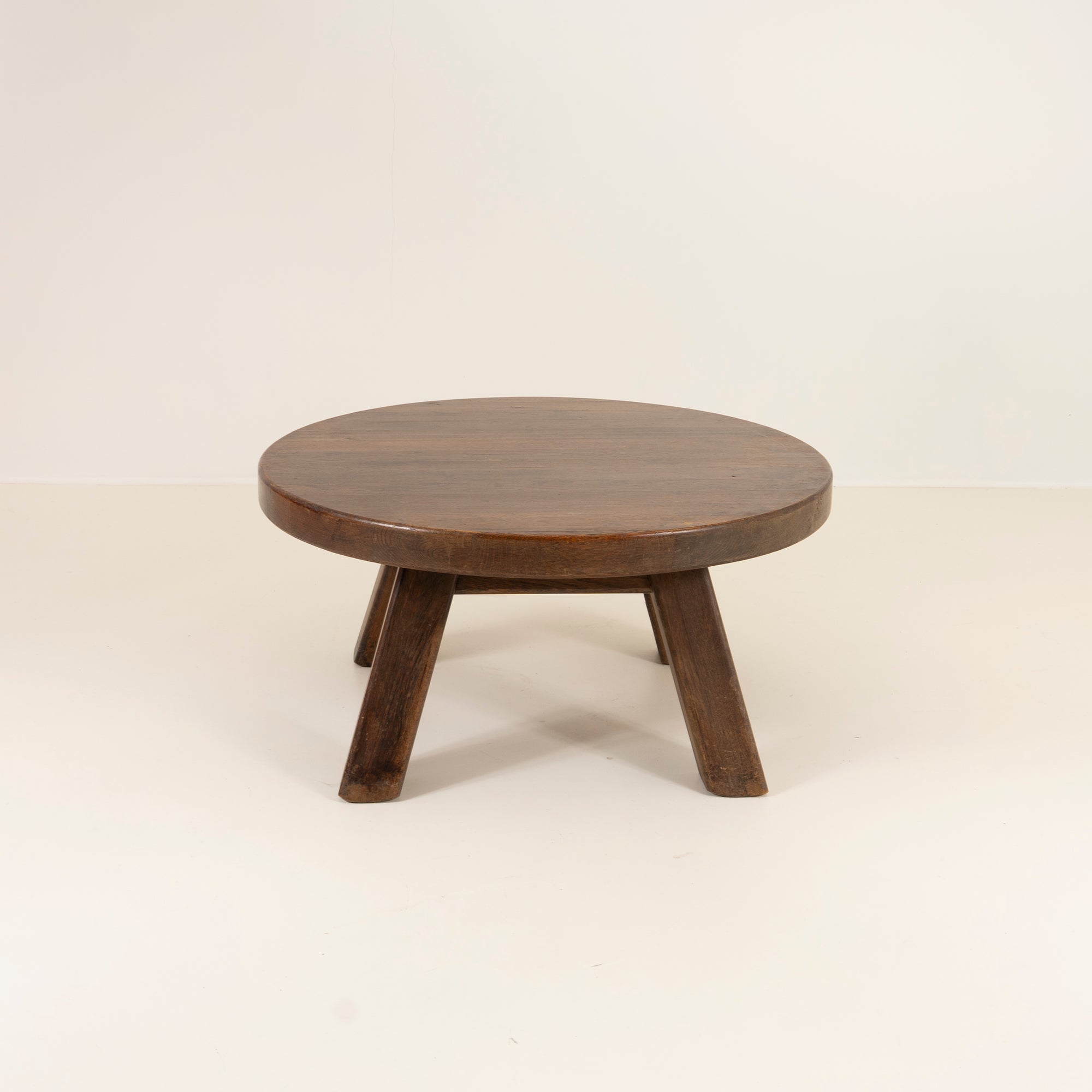 Brutalist Coffee Table – Solid Wood