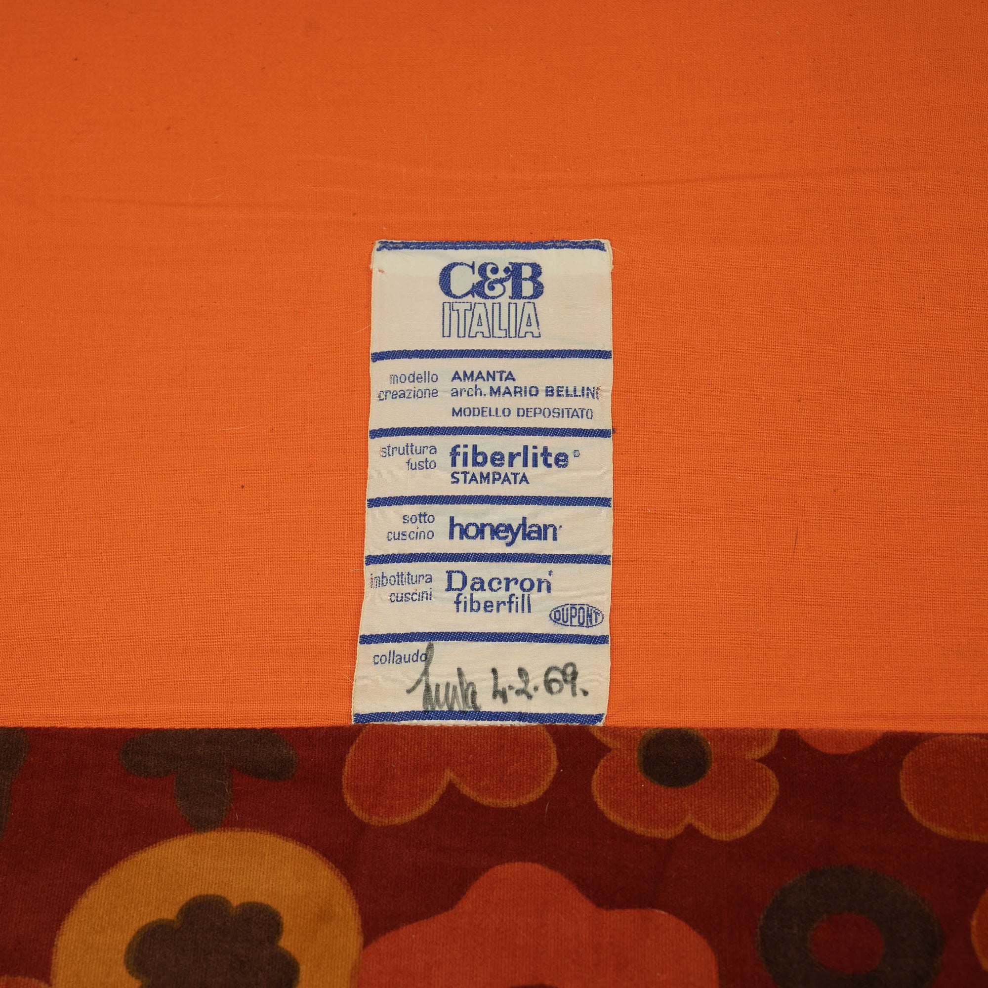 Amanta Sofa – Mario Bellini for C&B Italia, 1969