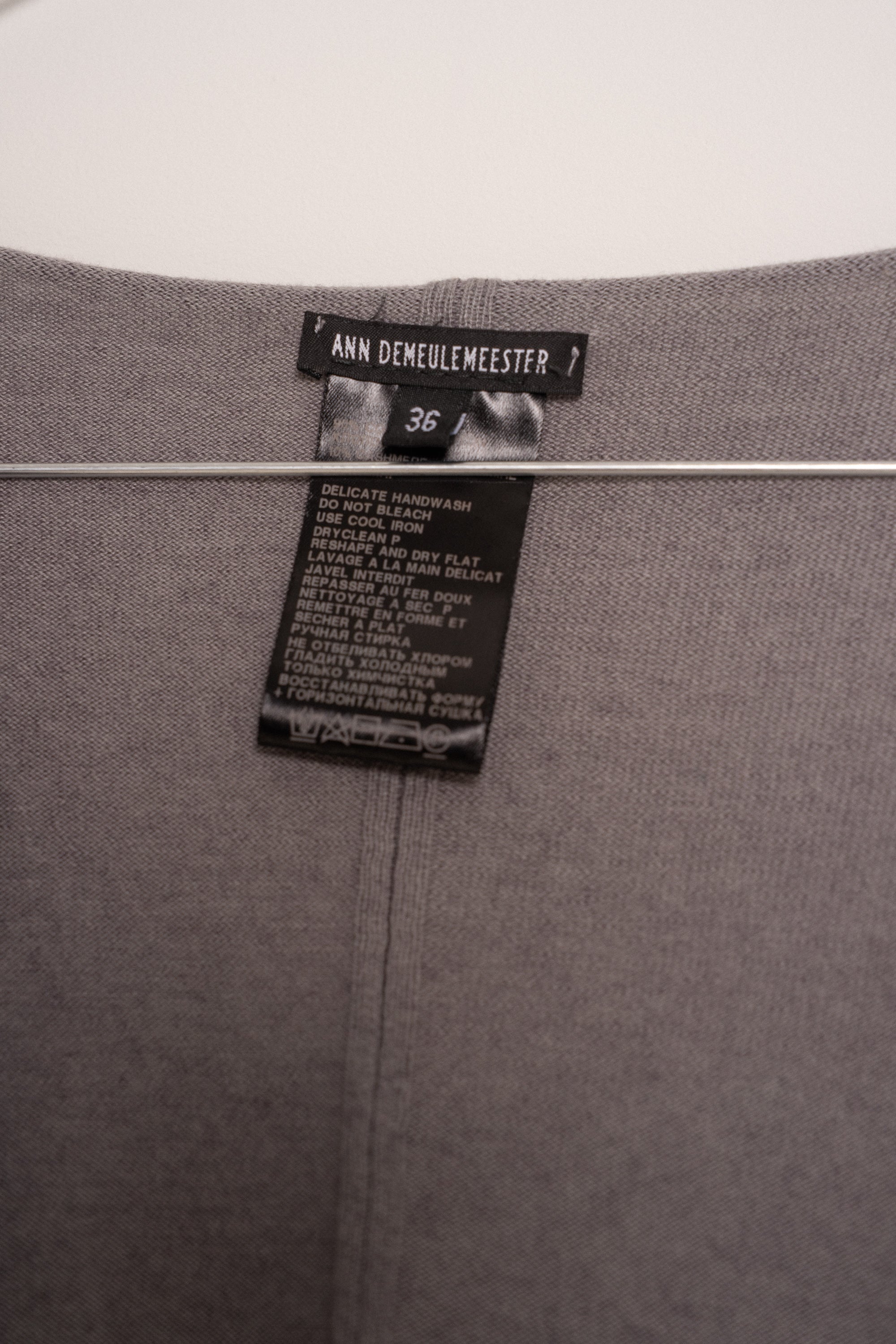 Ann Demeulemeester Cropped Bolero Cardigan size 36