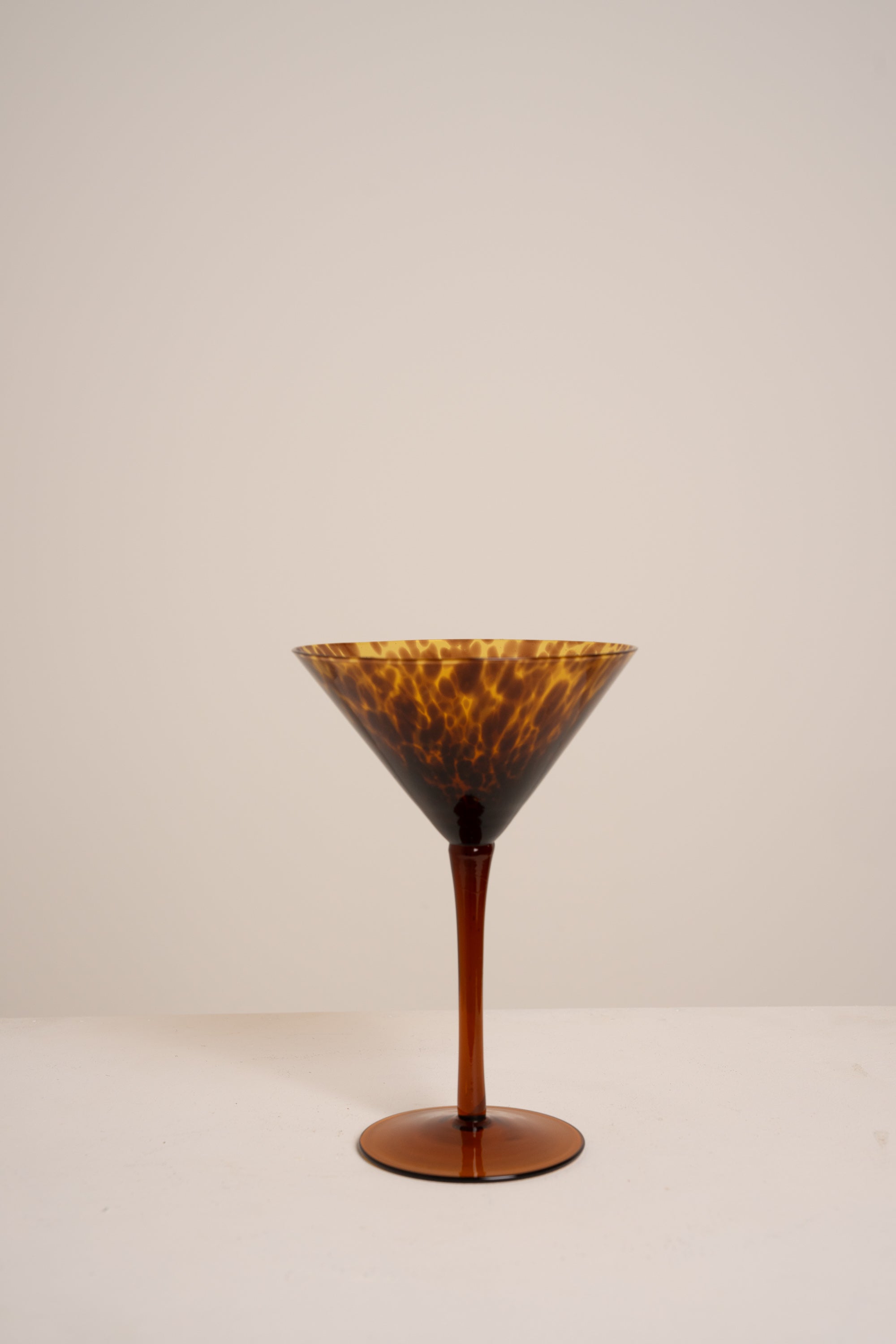 Set of 6 Hand-Blown Martini / Cocktail Glasses