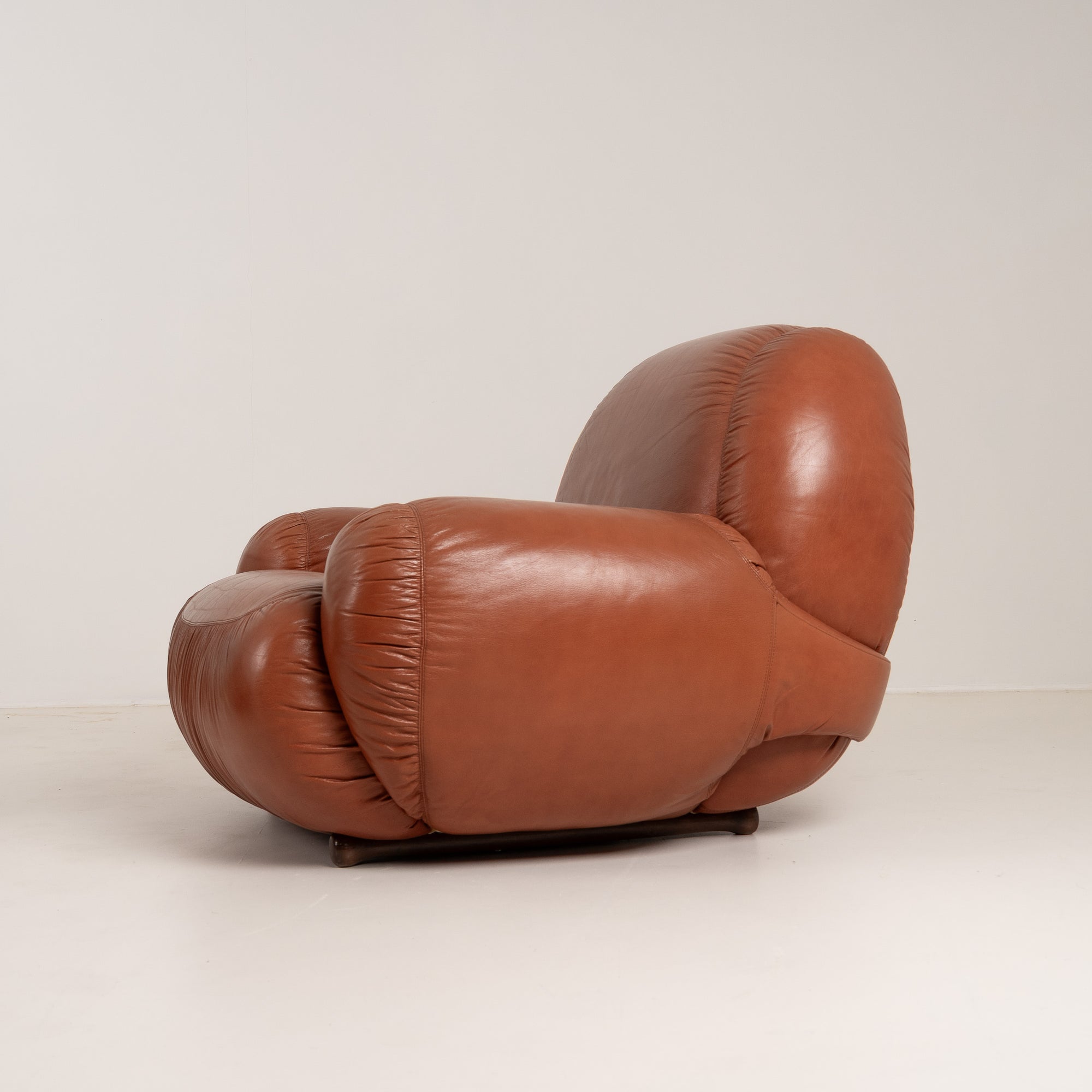 Italian Leather Lounge Chair